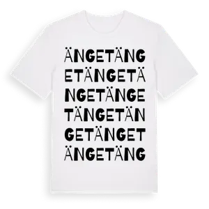 Änget ordlek t-shirt – ekologisk bomull t-shirt från Pinshirt