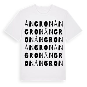 Ångron ordlek t-shirt – ekologisk bomull t-shirt från Pinshirt