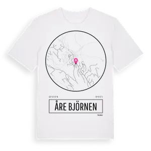 Åre Björnen t-shirt – ekologisk bomull t-shirt från Pinshirt