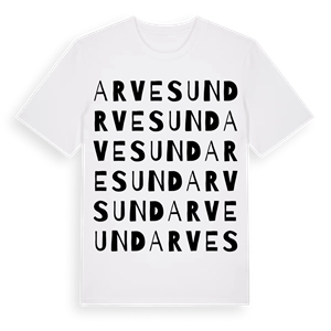 Arvesund ordlek t-shirt – ekologisk bomull t-shirt från Pinshirt