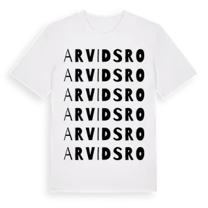 Arvidsro ordlek t-shirt – ekologisk bomull t-shirt från Pinshirt