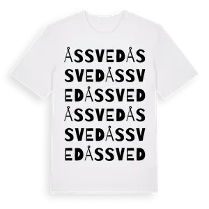 Åssved ordlek t-shirt – ekologisk bomull t-shirt från Pinshirt