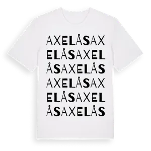 Axelås ordlek t-shirt – ekologisk bomull t-shirt från Pinshirt