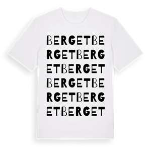 Berget ordlek t-shirt – ekologisk bomull t-shirt från Pinshirt