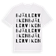 White t-shirt med Bjällerviken ordlek t-shirt