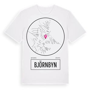 Björnbyn t-shirt – ekologisk bomull t-shirt från Pinshirt