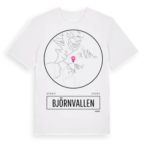 Björnvallen t-shirt – ekologisk bomull t-shirt från Pinshirt