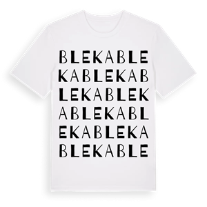 Bleka ordlek t-shirt – ekologisk bomull t-shirt från Pinshirt