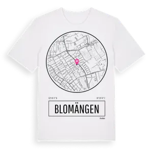Blomängen t-shirt – ekologisk bomull t-shirt från Pinshirt