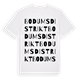 Bodums distrikt ordlek t-shirt