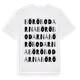 White t-shirt med Böröbodarna ordlek t-shirt