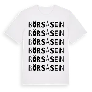 Börsåsen ordlek t-shirt – ekologisk bomull t-shirt från Pinshirt