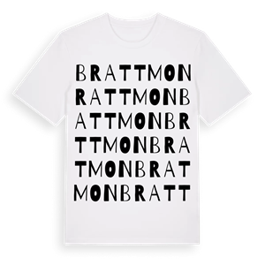 Brattmon ordlek t-shirt – ekologisk bomull t-shirt från Pinshirt
