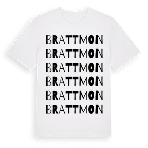 Brattmon ordlek t-shirt – ekologisk bomull t-shirt från Pinshirt