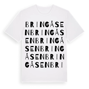Bringåsen ordlek t-shirt – ekologisk bomull t-shirt från Pinshirt