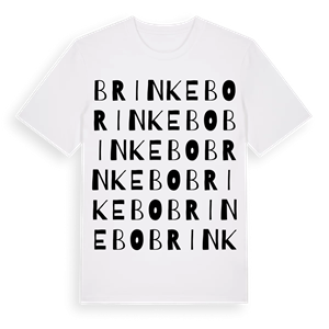 Brinkebo ordlek t-shirt – ekologisk bomull t-shirt från Pinshirt