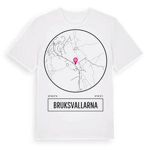 Bruksvallarna t-shirt – ekologisk bomull t-shirt från Pinshirt