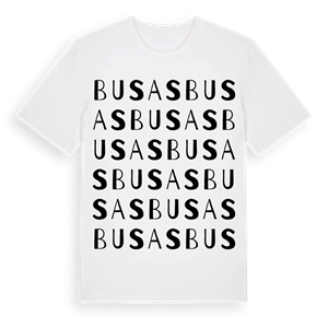 Busas ordlek t-shirt – ekologisk bomull t-shirt från Pinshirt