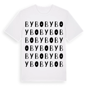 Bybo ordlek t-shirt – ekologisk bomull t-shirt från Pinshirt