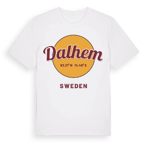 Dalhem cirkel t-shirt – ekologisk bomull t-shirt från Pinshirt