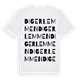 Digerlemmen ordlek t-shirt