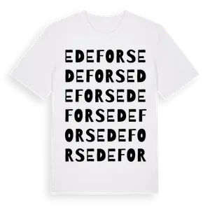 Edefors ordlek t-shirt – ekologisk bomull t-shirt från Pinshirt