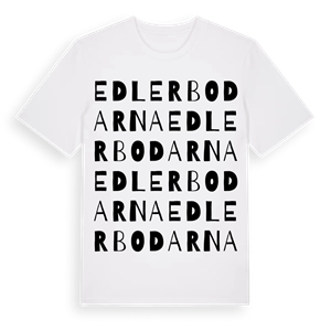 Edlerbodarna ordlek t-shirt – ekologisk bomull t-shirt från Pinshirt