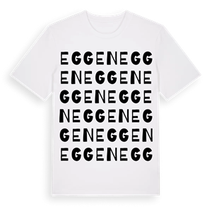 Eggen ordlek t-shirt – ekologisk bomull t-shirt från Pinshirt