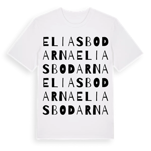 Eliasbodarna ordlek t-shirt – ekologisk bomull t-shirt från Pinshirt