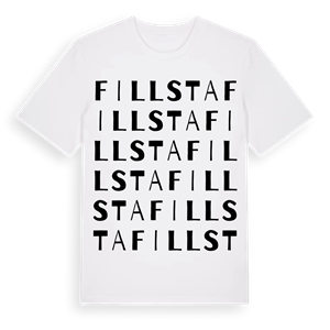 Fillsta ordlek t-shirt – ekologisk bomull t-shirt från Pinshirt
