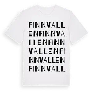 Finnvallen ordlek t-shirt – ekologisk bomull t-shirt från Pinshirt