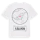 White t-shirt med Fjällmon t-shirt