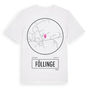 Föllinge t-shirt – ekologisk bomull t-shirt från Pinshirt