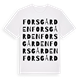 Forsgården ordlek t-shirt
