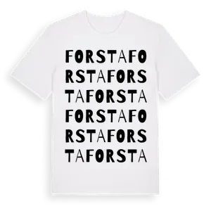 Forsta ordlek t-shirt – ekologisk bomull t-shirt från Pinshirt