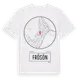 White t-shirt med Frösön t-shirt