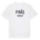 White t-shirt med Fyrås i Sverige t-shirt