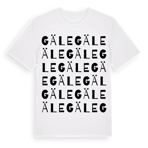 Gäle ordlek t-shirt – ekologisk bomull t-shirt från Pinshirt