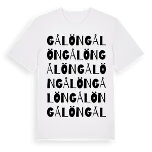 Gålön ordlek t-shirt – ekologisk bomull t-shirt från Pinshirt