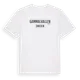 White t-shirt med Gammalvallen i Sverige t-shirt