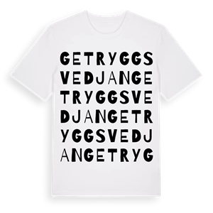 Getryggsvedjan ordlek t-shirt – ekologisk bomull t-shirt från Pinshirt
