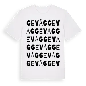 Gevåg ordlek t-shirt – ekologisk bomull t-shirt från Pinshirt
