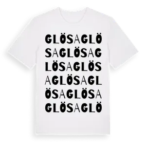 Glösa ordlek t-shirt – ekologisk bomull t-shirt från Pinshirt