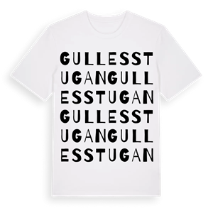 Gullesstugan ordlek t-shirt – ekologisk bomull t-shirt från Pinshirt