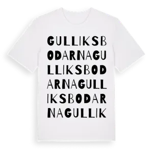 Gulliksbodarna ordlek t-shirt – ekologisk bomull t-shirt från Pinshirt