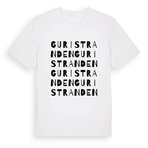 Guristranden ordlek t-shirt – ekologisk bomull t-shirt från Pinshirt