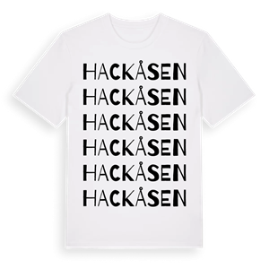 Hackåsen ordlek t-shirt – ekologisk bomull t-shirt från Pinshirt