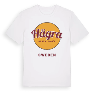 Hägra cirkel t-shirt – ekologisk bomull t-shirt från Pinshirt