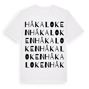 Håkaloken ordlek t-shirt – ekologisk bomull t-shirt från Pinshirt