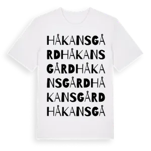 Håkansgård ordlek t-shirt – ekologisk bomull t-shirt från Pinshirt